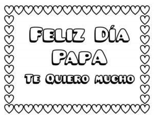 Dibujo día del padre